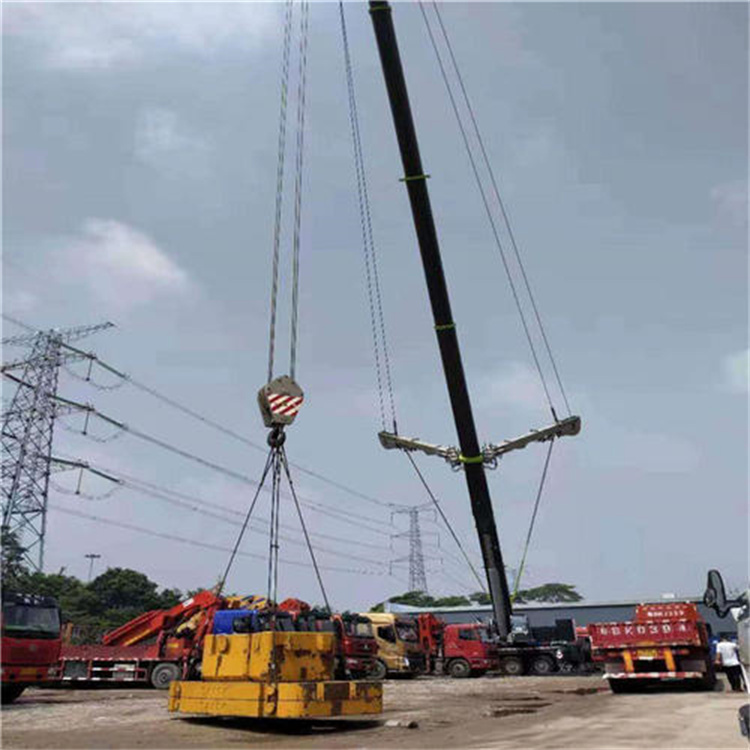 金江镇风电设备吊装
